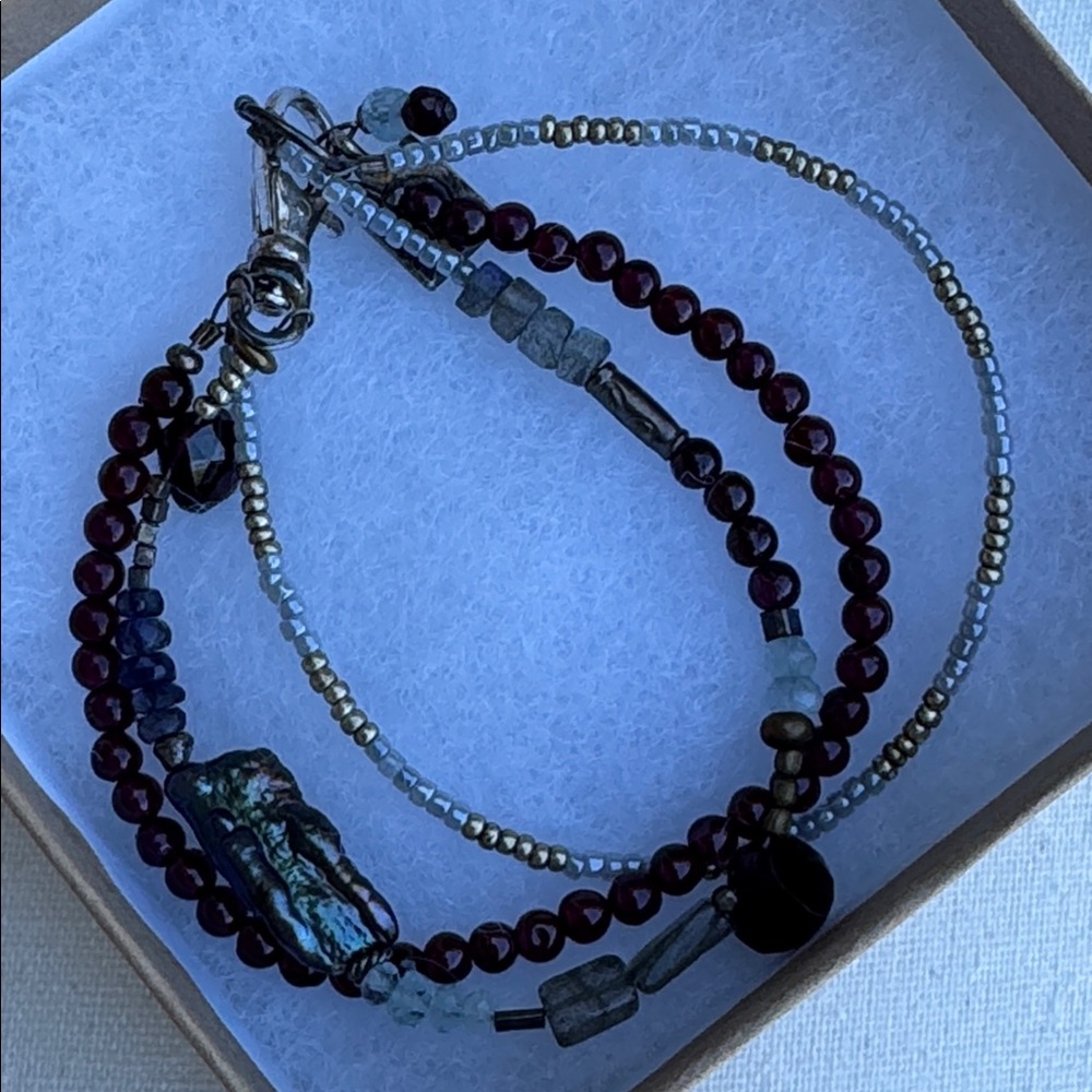 Authentic Sundance multi-strand gemstone bracelet - NIB - Picture 7 of 11
